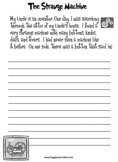 Fun Creative Writing Prompts With Worksheets Narrative Writing