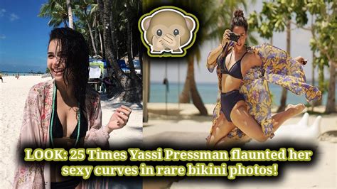 look 25 times yassi pressman flaunted her sexy curves in rare bikini photos youtube