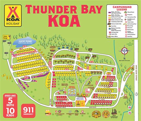 Rv Site Ratings And Reviews For The Thunder Bay Koa Rv Park
