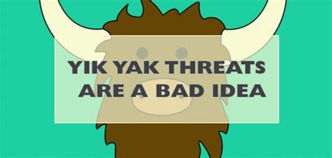 Maybe you would like to learn more about one of these? Yik Yak Threats Are a Bad Idea - Adam McLane