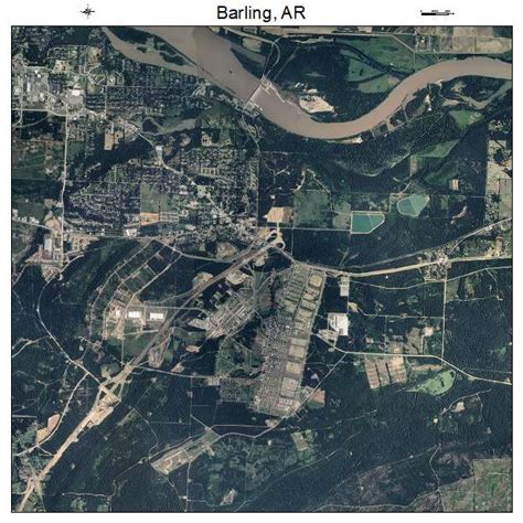 Aerial Photography Map Of Barling Ar Arkansas