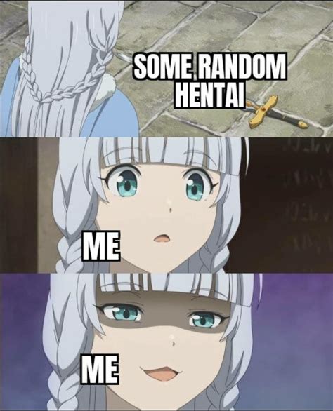 Anime Girl Finds A Sword Rmemetemplatesofficial