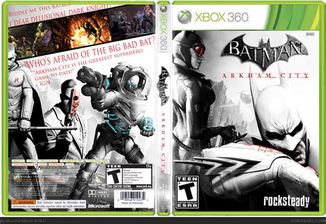 Batman Arkham City Xbox 360 Box Art Cover By Mountianman41