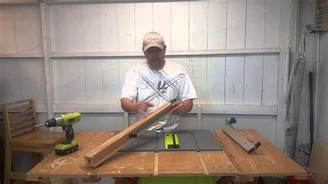 Modify A Ryobi Table Saw Fence Youtube Ryobi Table Saw Table Saw