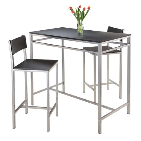 Winsome Hanley 3 Piece Pub Table Set And Reviews Wayfairca