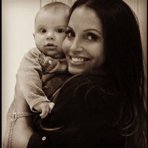 Trish Stratus And Her Son Maximus Max When He Was A Baby