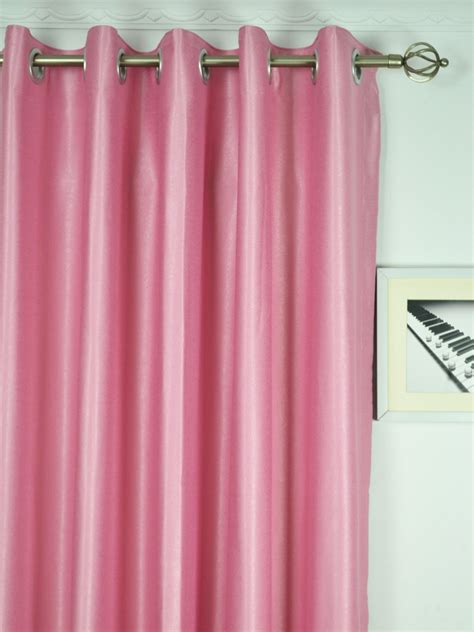 Extra Wide Swan Pink And Red Solid Grommet Curtains 100 Inch 120 Inch