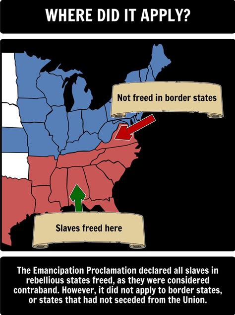 Emancipation Proclamation Map