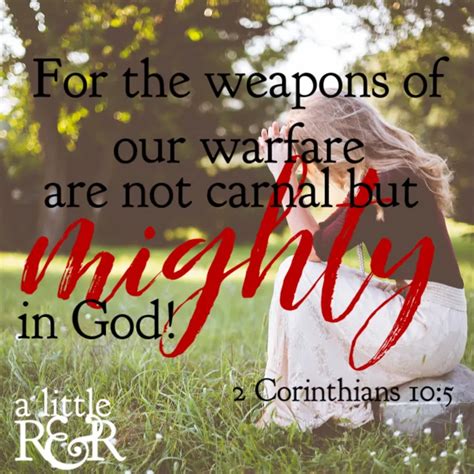 7 Weapons For Spiritual Warfare A Little R And R