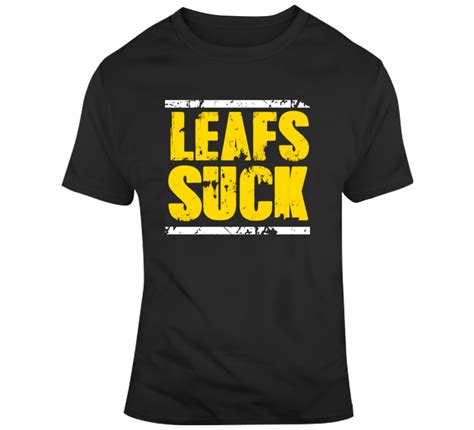 Leafs Suck Boston Playoff Hockey Fan T Shirt Hockey Fans Hockey