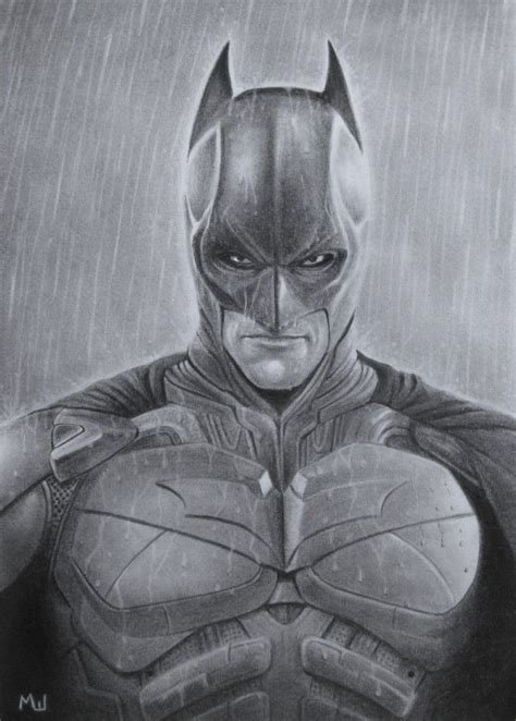 Batman, the caped crusader, the dark knight, or. Drawn batman realistic - Pencil and in color drawn batman ...