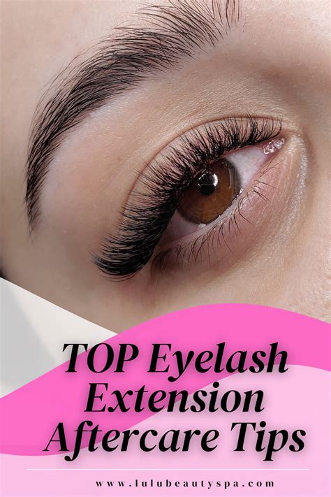 How To Take Care Of Eyelash Extensions Top Aftercare Tips Lulu