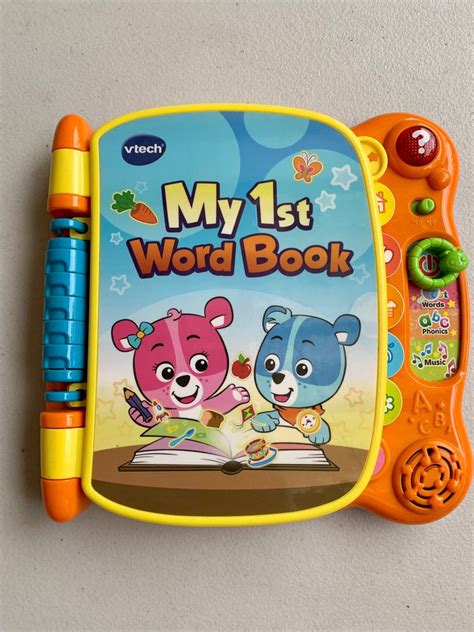 Vtech My 1st Word Book Hobbies And Toys Toys And Games On Carousell