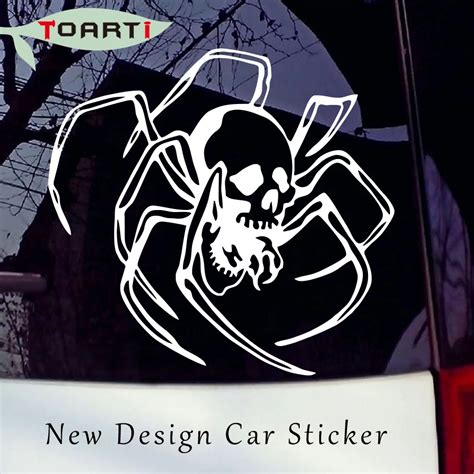 Car Styling Skull Spider Vinyl Decal Sticker Window Wall Bumper Laptop