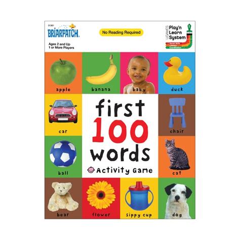Briarpatch First 100 Words Activity Game Wayfair