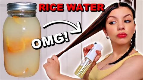 Overnight Rice Water Spray For Extreme Hair Growth How To Make Rice