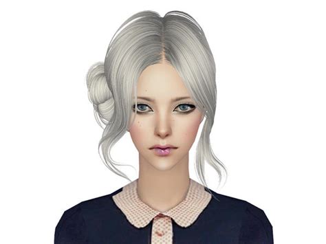 The Sims Resource Skysims Hair Adult 158 White