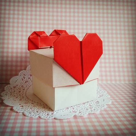 July 5th 2015 Origami Heart Box I Made Today Designedand Tutorial By