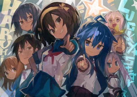 Haruhi Suzumiya X Lucky Star Rluckystar