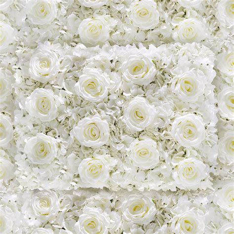 Ivory Rose Flower Wall Fisch Floral Supply