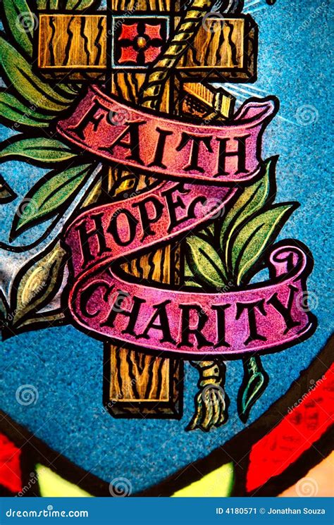 Faith Hope And Charity Stock Image Image 4180571