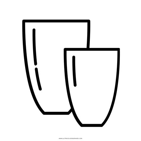 Dibujo De Jarrones Para Colorear - Ultra Coloring Pages