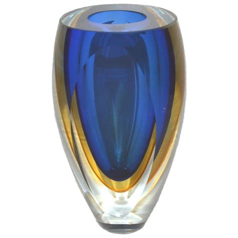 Flavio Poli Murano Sommerso Faceted Vase At 1stdibs Fifth Avenue Crystal Vase Flavio Poli