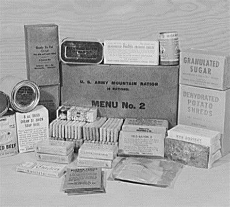 Reproduction Wwii Us Army Rations And Food Prop Packaging