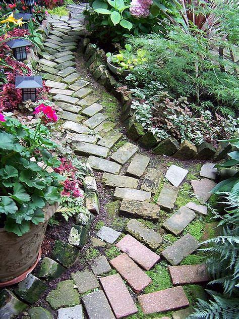 39 Brick Garden Path Ideas Brick Garden Garden Garden Paths