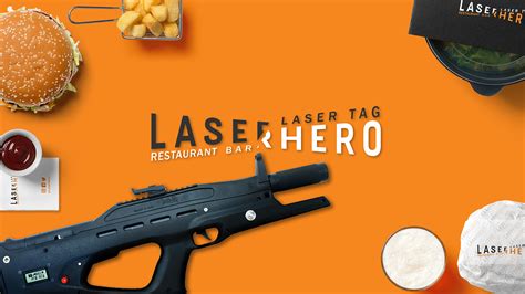 LASER HERO Restaurant-Bar & Laser tag on Behance