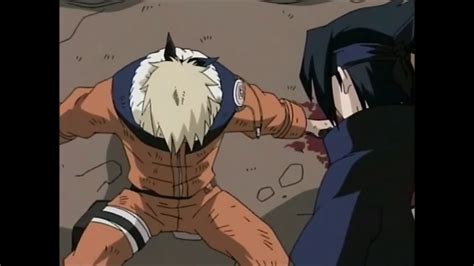 Naruto Saves Sasuke From Orochimarus Giant Snake Youtube