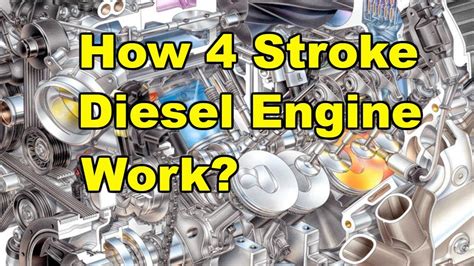 2 stroke / 4 stroke engine = 2/4 + stroke + engine. 4 stroke diesel engine working principle - YouTube