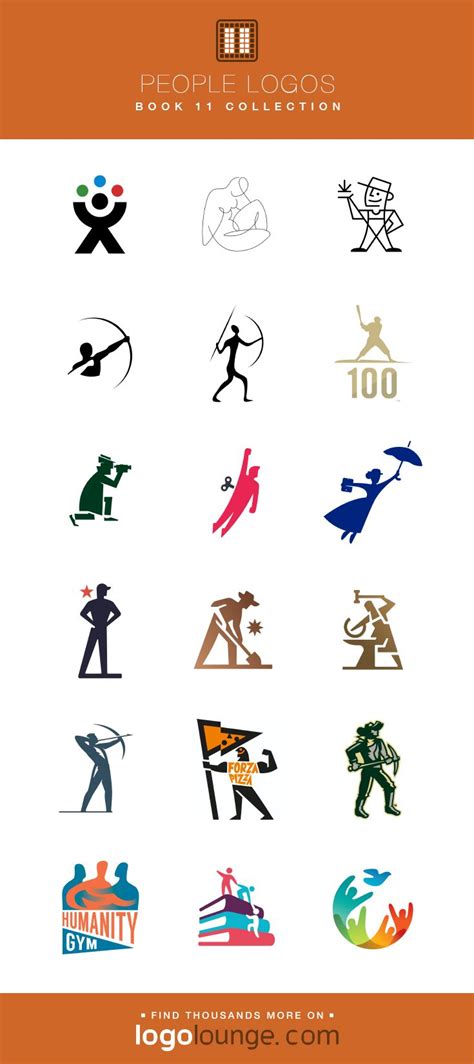 Logolounge Book 11 Collection People Logos Logos Of Human Figures