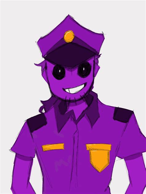 Purple Guy Fäñårt Purple Guy Fan Art Anime