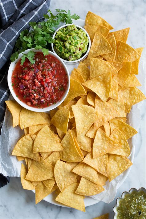 Tomato salsa dip is ready to make your nachos and tortillas yummy. Homemade Tortilla Chips - Cooking Classy