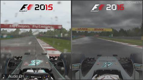 F1 2018 vs f1 2019 vs f1 2020: F1 2015 vs F1 2016 - Hungaroring Early Comparison (Wet ...