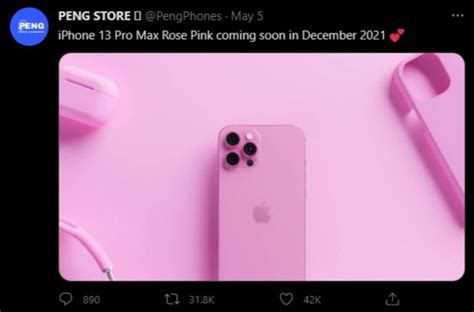 Don't take these tweets seriously. Foto iPhone 13 Pro Max Pink Viral di Dunia Maya, Begini ...