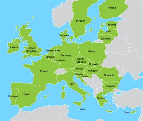 Map of europe with countries map of europe countries labeled holidaymapq.com. Supporters Of Free Trade Zones Would Most Likely Argue That This Map Demonstrates How Free Trade