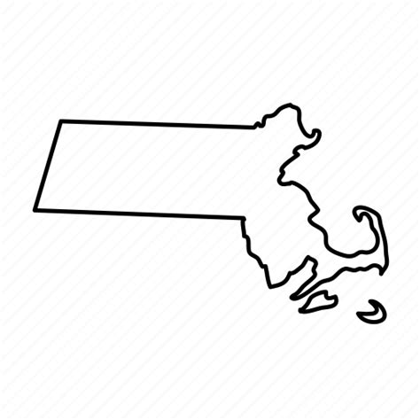 Massachusetts State Map Png