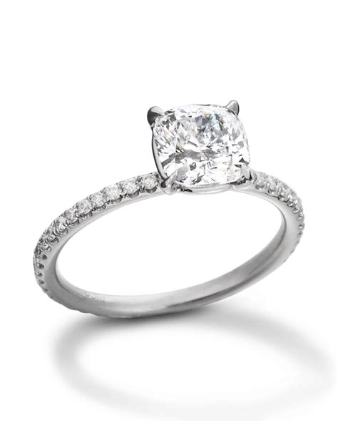 Find great deals on ebay for cushion cut engagement. Cushion-Cut Diamond Solitaire Engagement Ring - Turgeon Raine