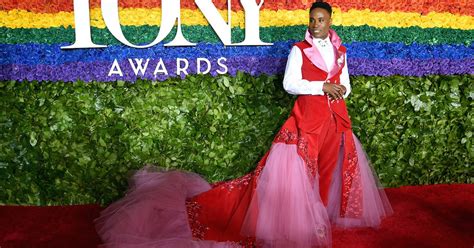 billy porter wore a uterus printed gown to the tony s
