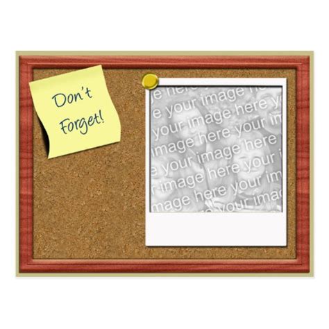 Dont Forget Photo Template Postcard Zazzle