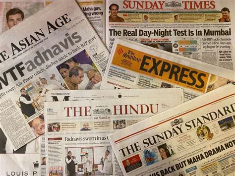 Indian Newspapers In English The Times Of India Delhi October