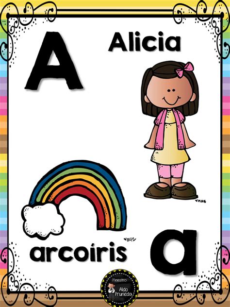 Abecedario nombres propios (2) - Imagenes Educativas