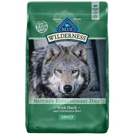 Grain free, organic, natural dog food | petsmart. Blue Buffalo Blue Wilderness Adult Duck Recipe Dry Dog ...