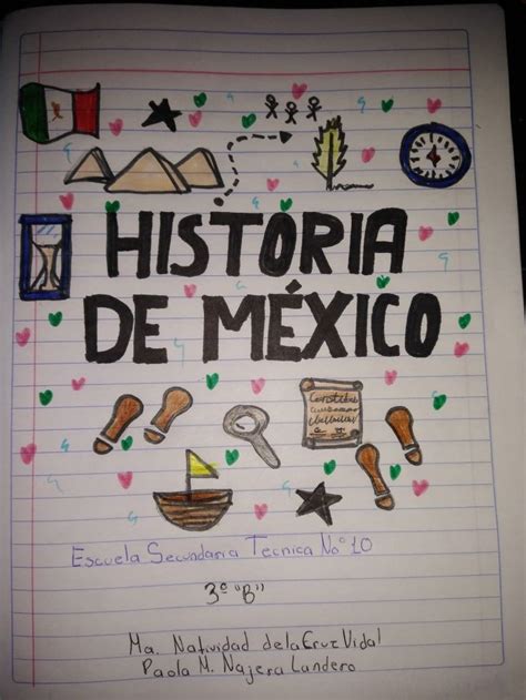 Portada De Libreta Portadas Para Libretas Portadas Historia De Mexico
