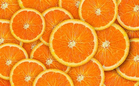 Orange Fruit Background Premium Photo