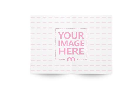 Download Folded A4 Paper Mockup Generator - Mediamodifier