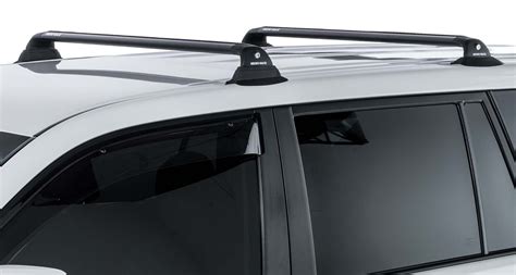 Rhino Vortex Black 2 Bar Roof Rack For Mitsubishi Triton Mqmr 4dr Ute