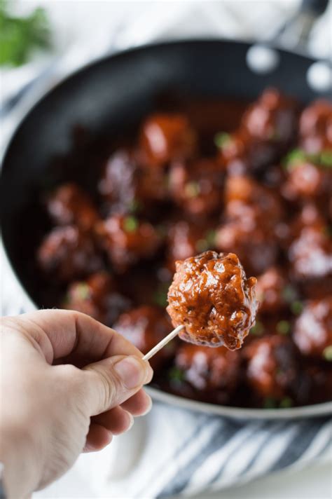 Add frozen meatballs to large crock pot. Bacon Bourbon Meatballs | Recipe | Bourbon meatballs, Food ...